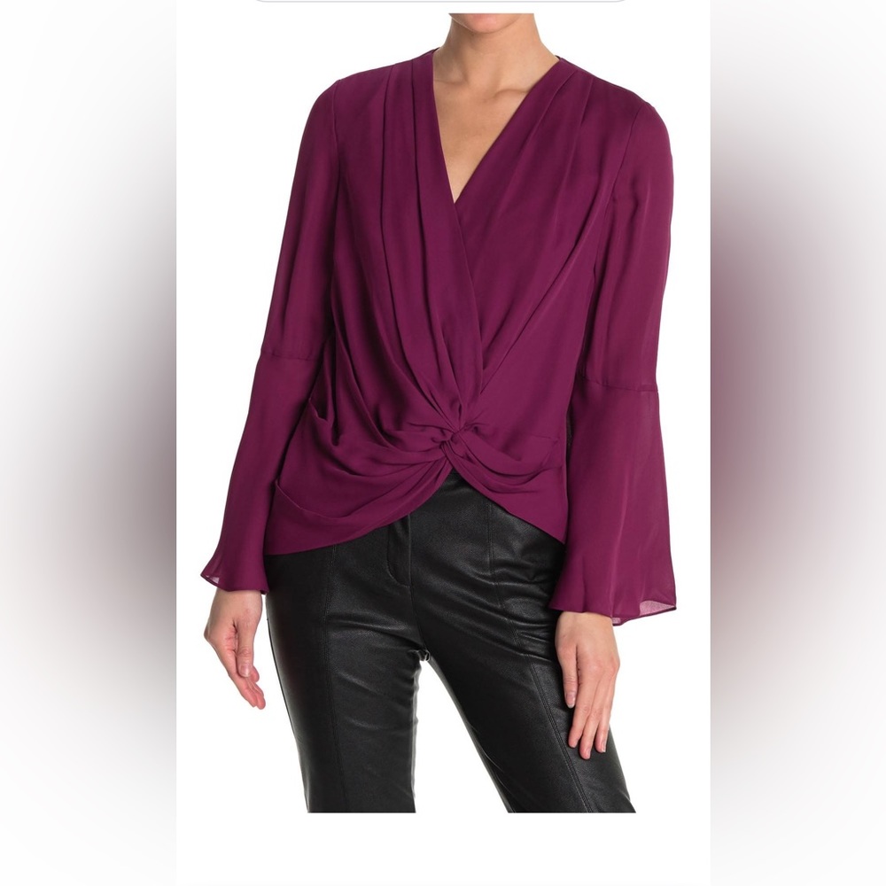 Monica Gathered Silk Blouse from
Cing a Sept